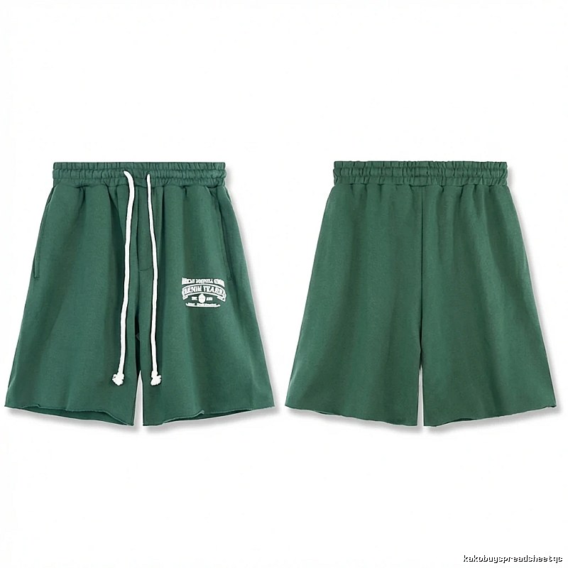 DENIM TEARS American Retro Green Shorts