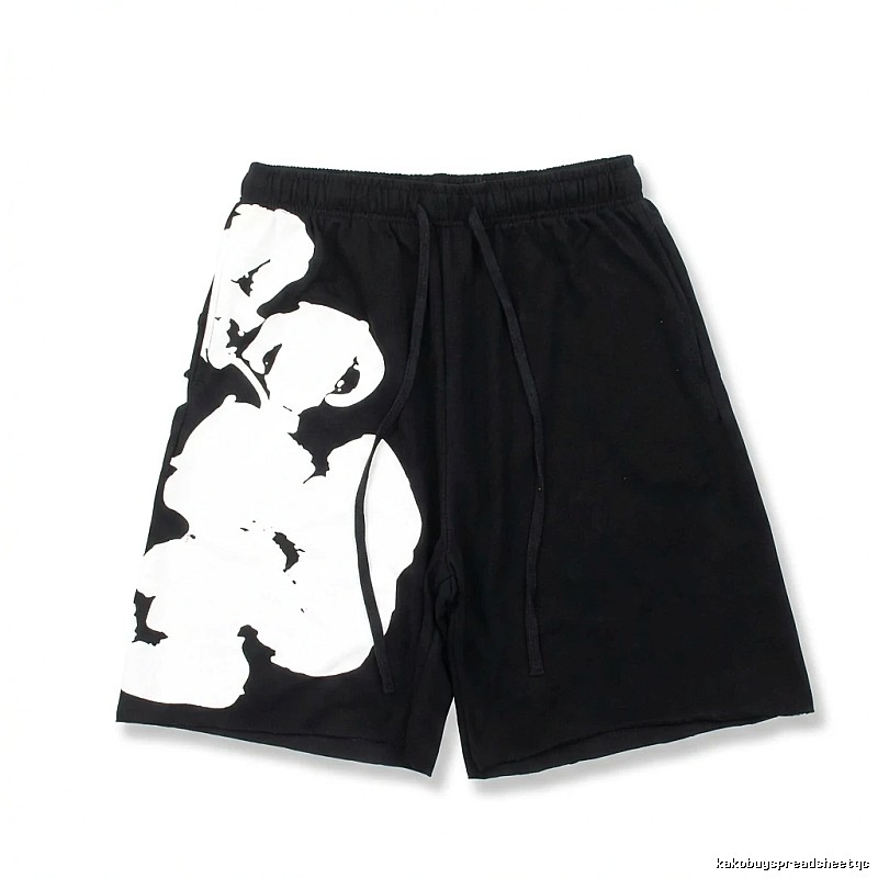 DENIM TEARS Panda Print Shorts