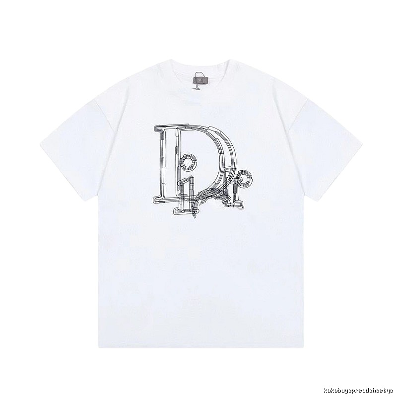 Dior Minimalist Line Logo White T-Shirt
