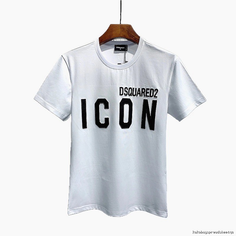 DSQUARED2 ICON Streetwear White Short-sleeve T-shirt