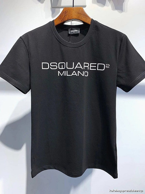 DSQUARED2 Milan Minimalist Style Black T-Shirt