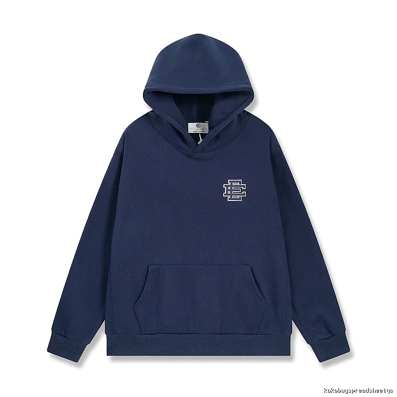 Eric Emanuel Minimalist Style Navy Blue Sweatshirt