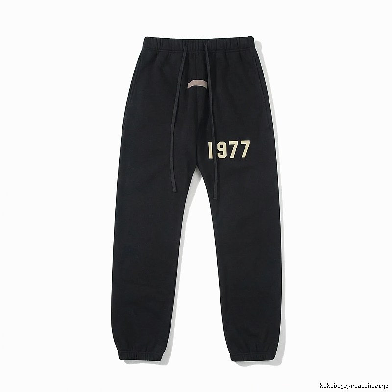 ESSENTIALS 1977 Wind Black Sweatpants