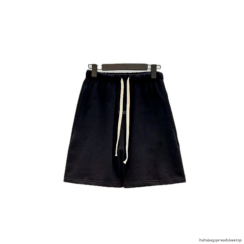 ESSENTIALS Basic Black Shorts