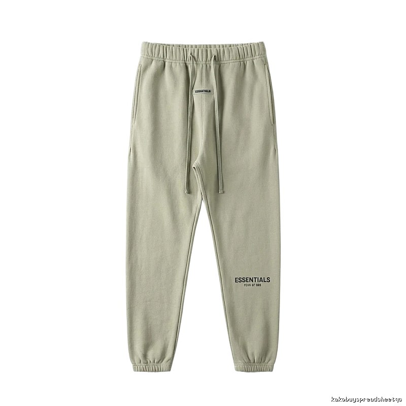 ESSENTIALS Basic Casual Khaki Pants