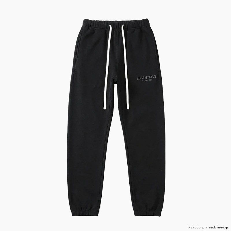ESSENTIALS minimalist black sweatpants