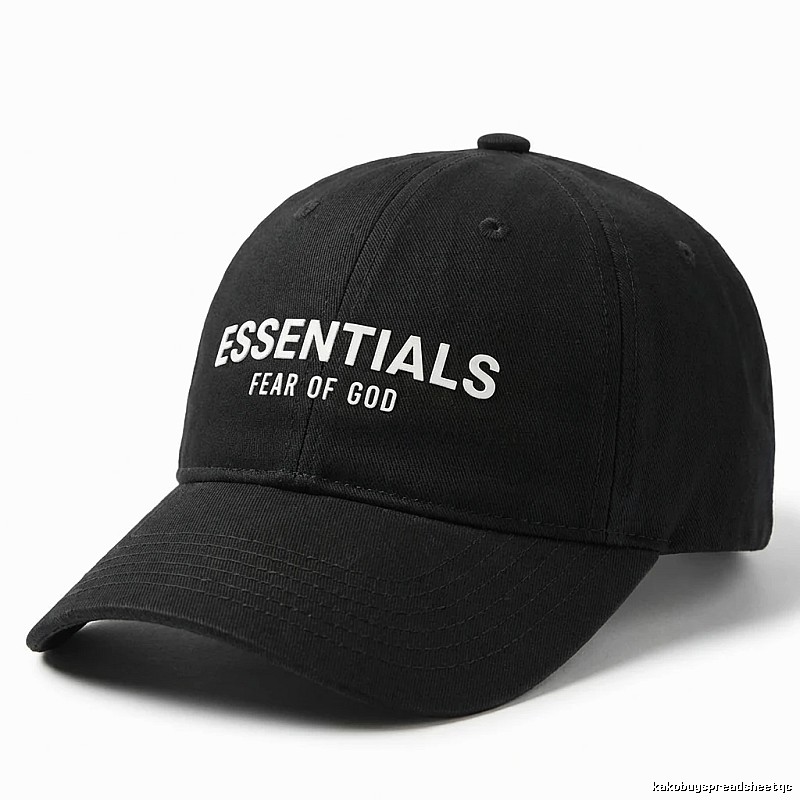 ESSENTIALS minimalist style black hat
