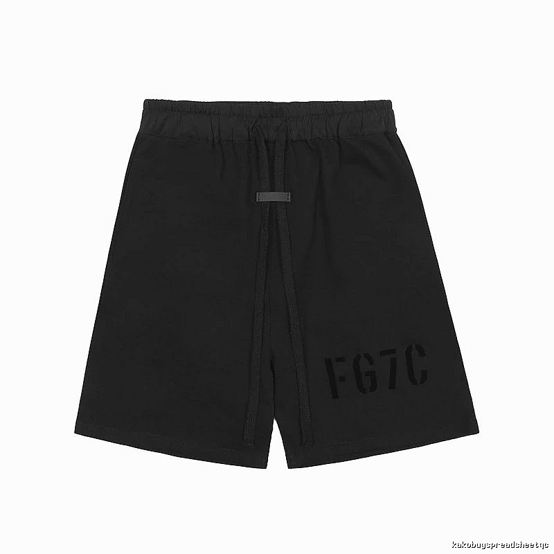 ESSENTIALS minimalist style black shorts