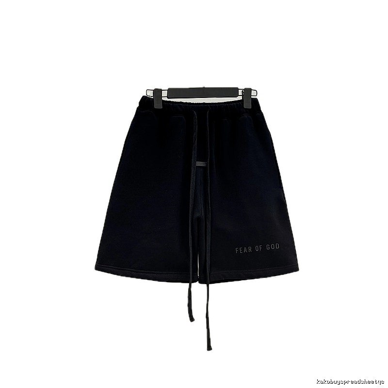 ESSENTIALS minimalist style black shorts