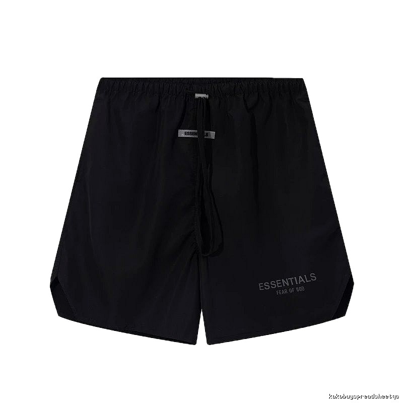 ESSENTIALS minimalist style black shorts