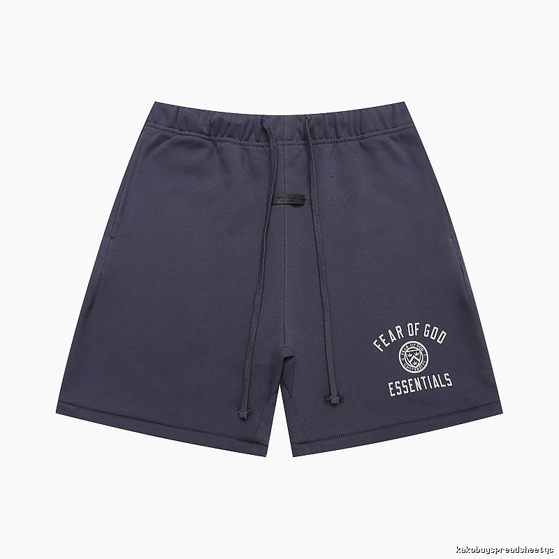 ESSENTIALS minimalist style dark blue shorts