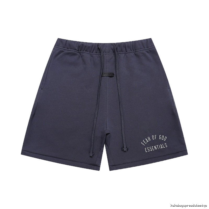 ESSENTIALS minimalist style dark gray shorts