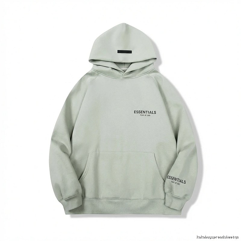 ESSENTIALS minimalist style light gray sweatshirt