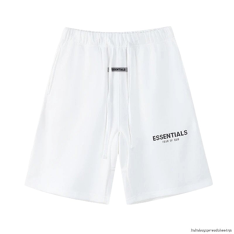 ESSENTIALS minimalist style white shorts