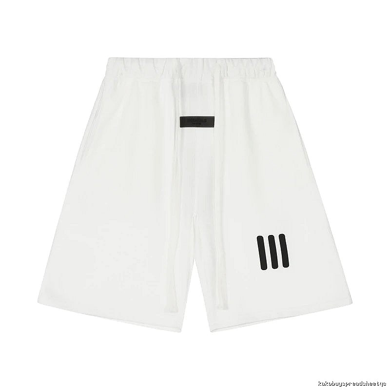 ESSENTIALS minimalist style white shorts