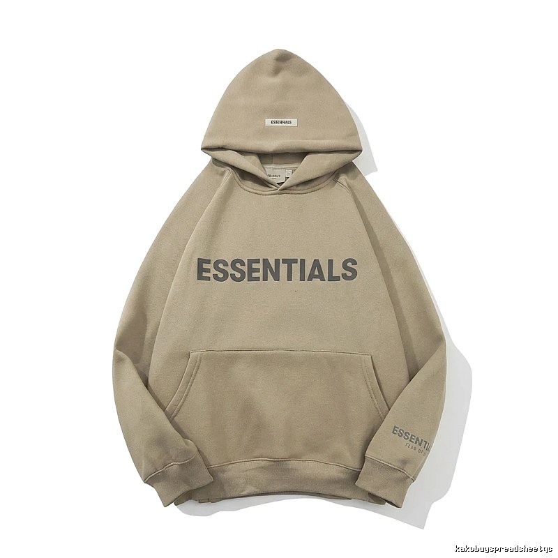 ESSENTIALS Simple Style Khaki Sweatshirt