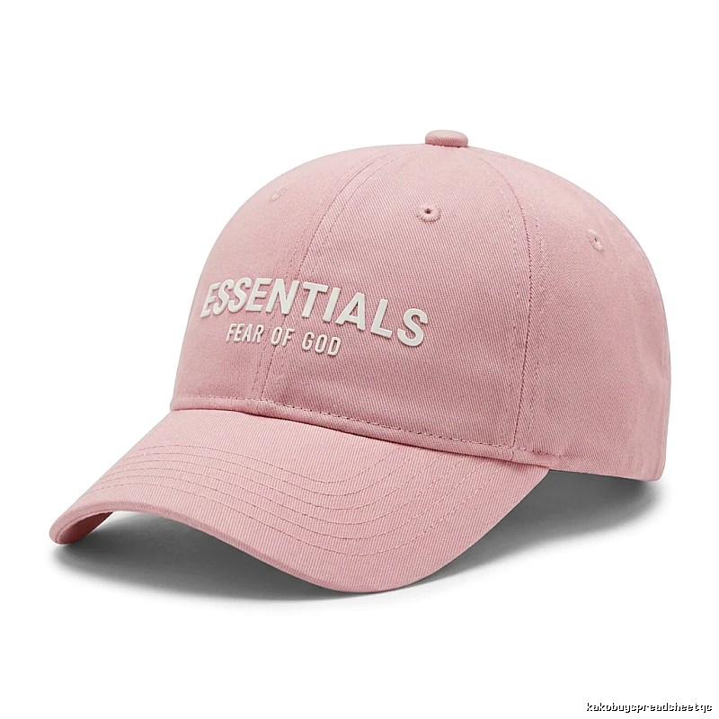ESSENTIALS Simple Style Pink Hat