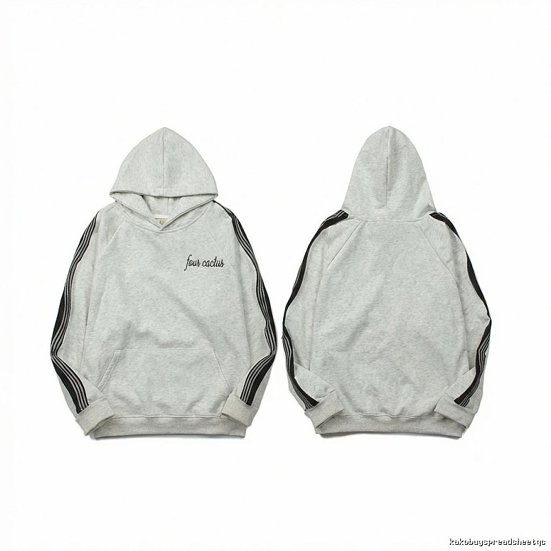 ESSENTIALS Trendy and Simple Style Grey Hoodie