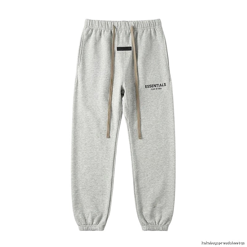 ESSENTIALS Trendy Brand Light Gray Sweatpants