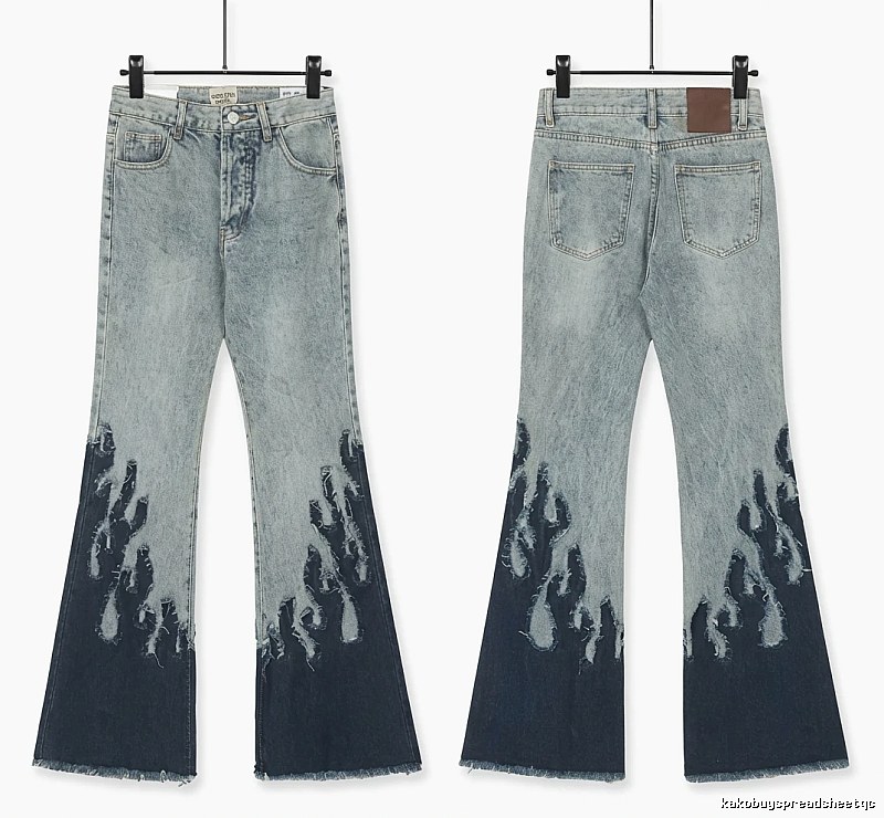 Gallery Dept Flame Wind Blue Jeans