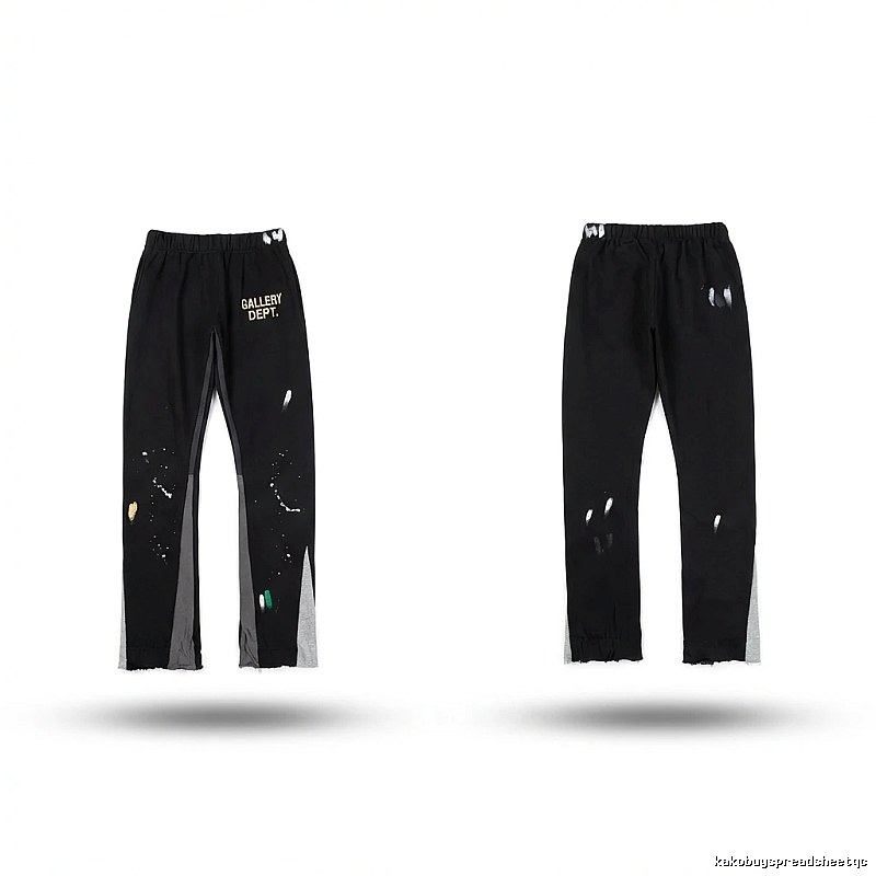 Gallery Dept Graffiti Street Style Black Pants