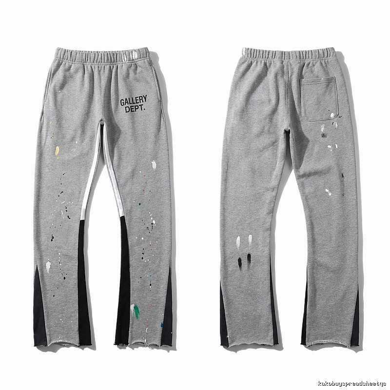 Gallery Dept. Graffiti Street Style Grey Pants