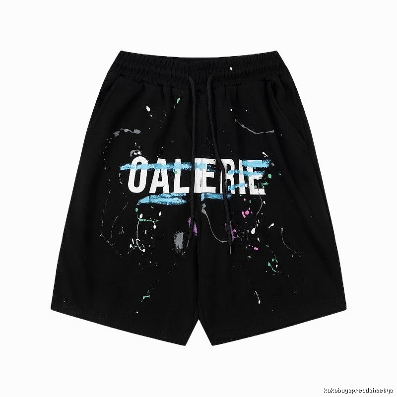 Gallery Dept Graffiti Style Black Shorts