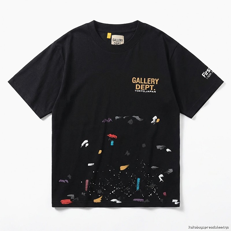 Gallery Dept Graffiti Style Black T-shirt