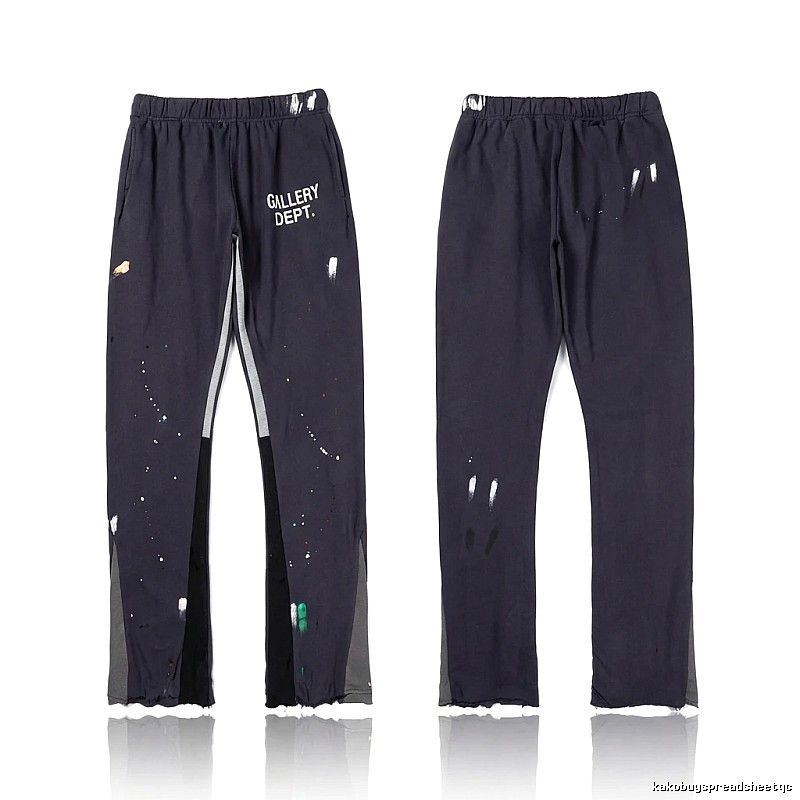 Gallery Dept Graffiti Style Black Trousers