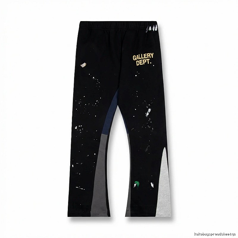 Gallery Dept Graffiti Style Black Trousers
