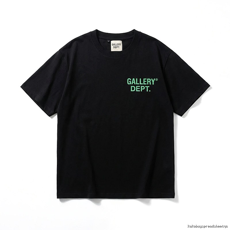 Gallery Dept Minimalist Style Black T-shirt