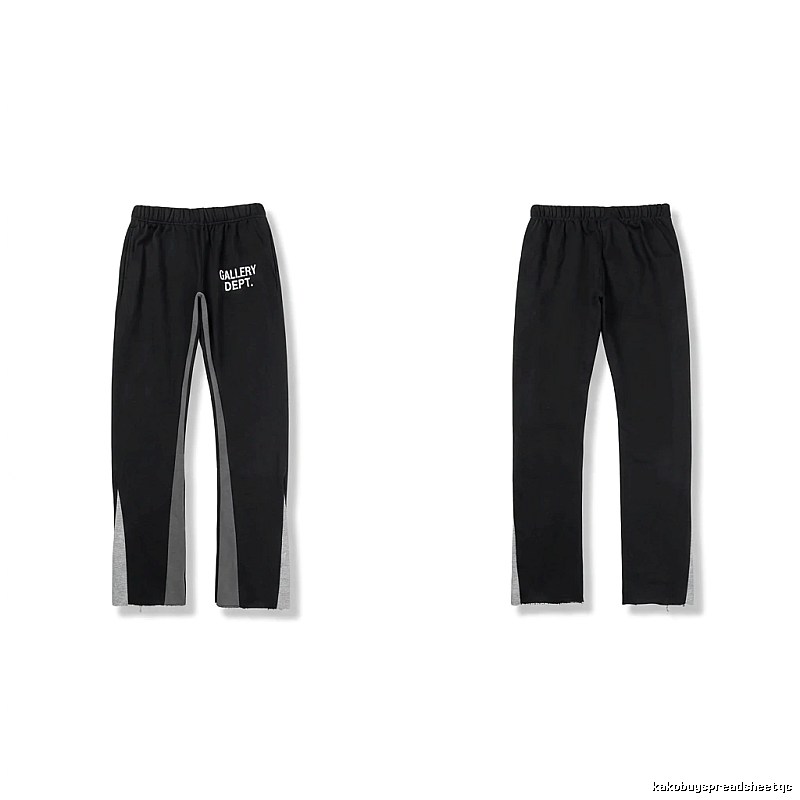 Gallery Dept. Patchwork Style Black Trousers