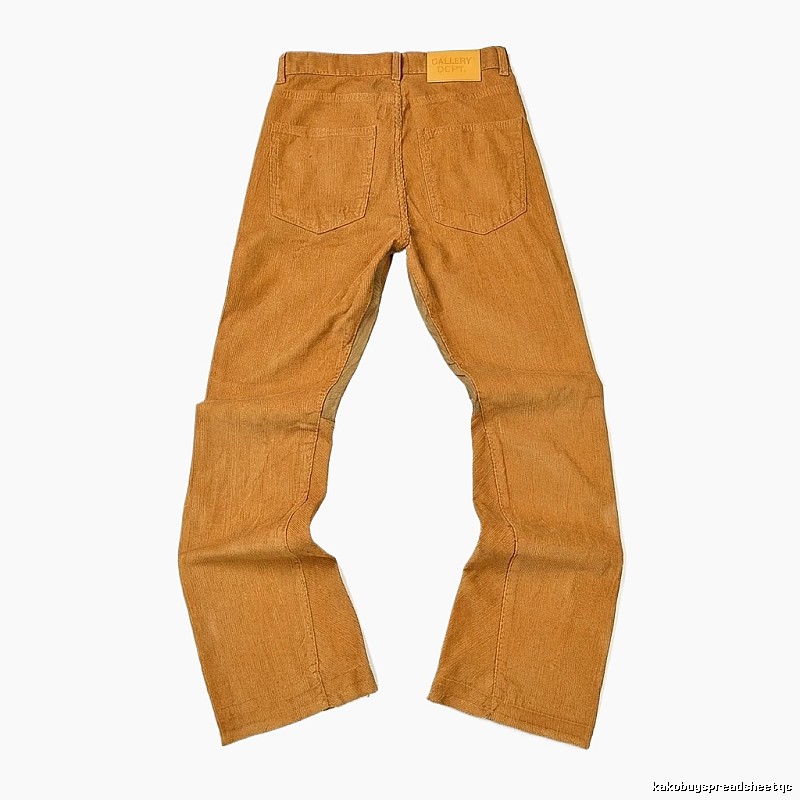 Gallery Dept Retro Brown-Yellow Long Trousers