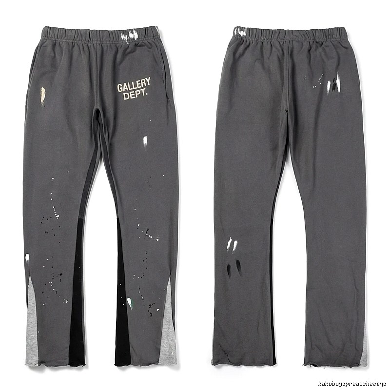 Gallery Dept Ripped Grey Sweatpants