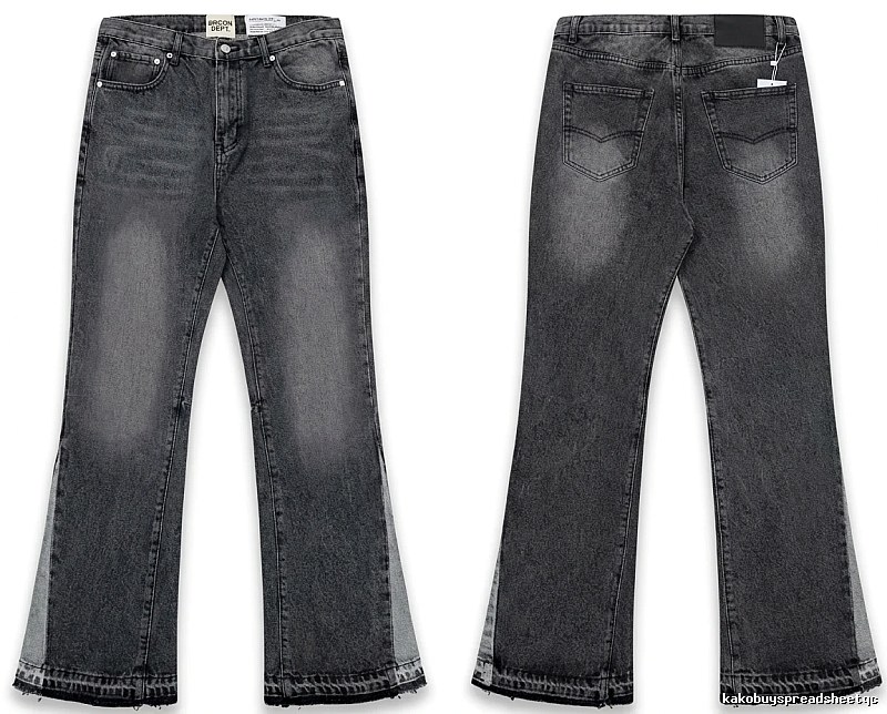 Gallery Dept. Ripped Retro Style Grey Pants