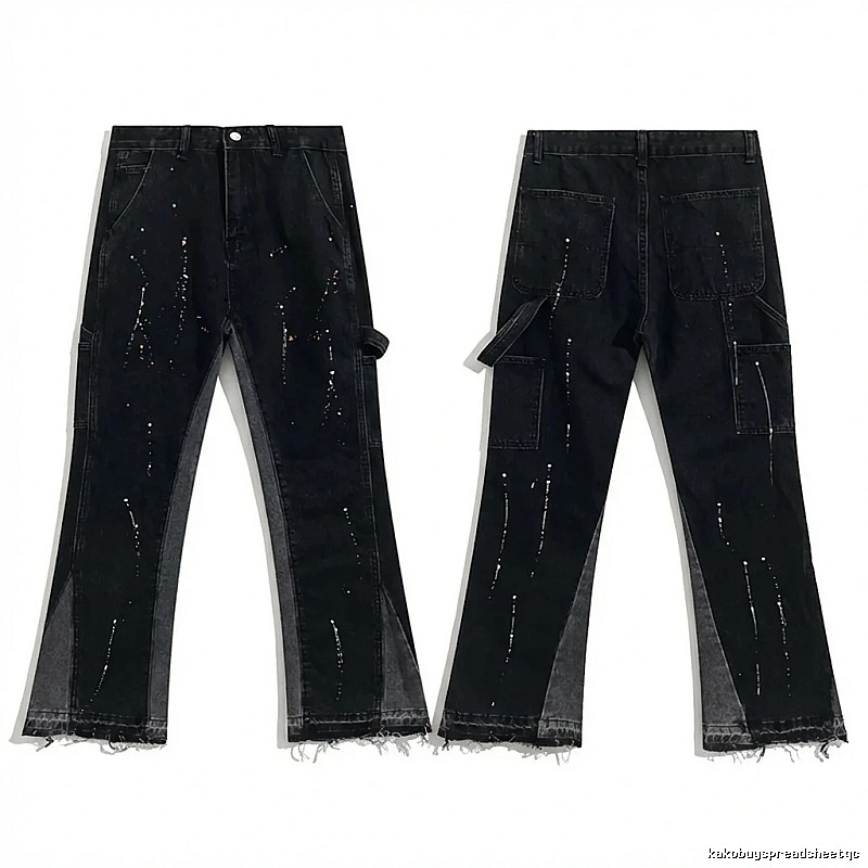 Gallery Dept Workwear Style Black Jeans