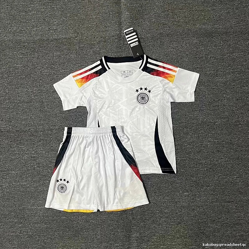 Germany Classic Soccer jersey set White Germany Football for Daily Styling