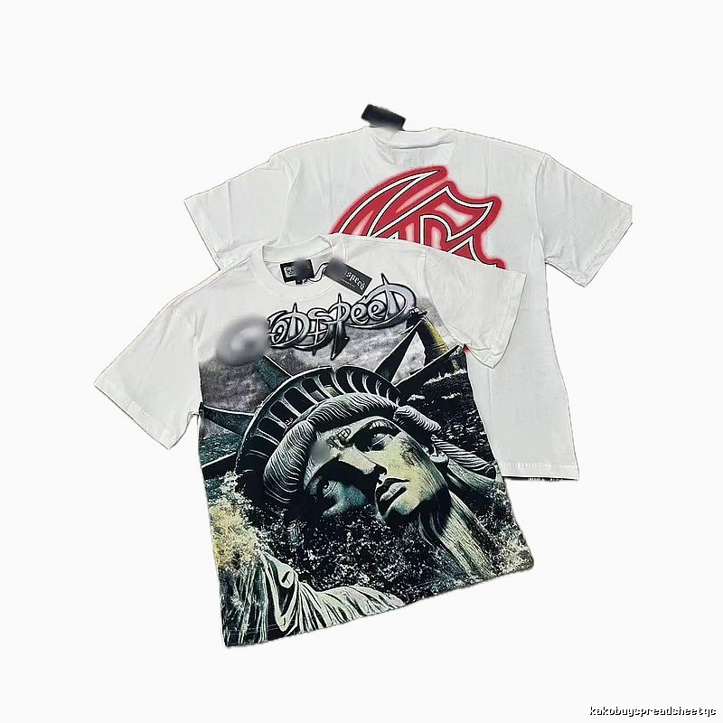 GOD Statue of Liberty Vintage Street White T-Shirt