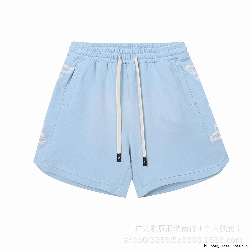 Godspeed Jacquard Street Style Light Blue Shorts