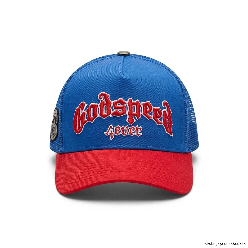 Godspeed Retro Style Red and Blue Hat