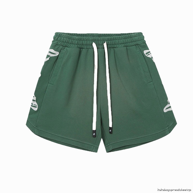 Godspeed Skeleton Print Street Style Green Shorts
