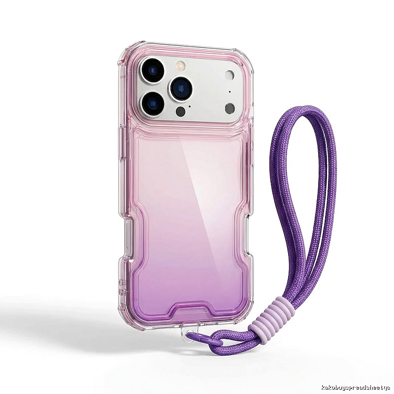 Gradient and Transparent Style iPhone Case for Trendy Brands