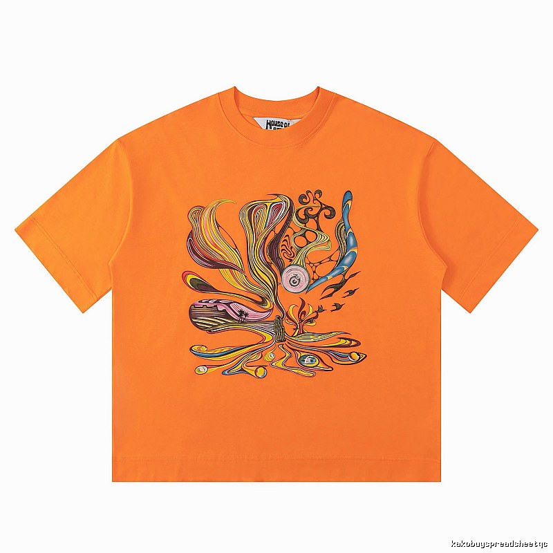 Graffiti-style orange T-shirt of House of Errors