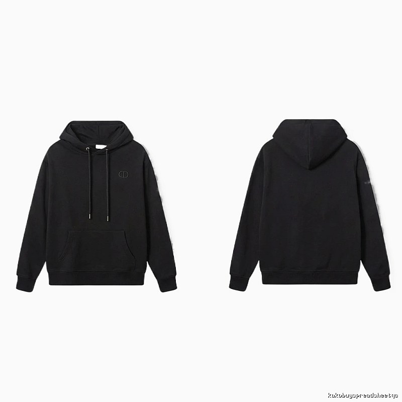 Gucci minimalist style black hoodie