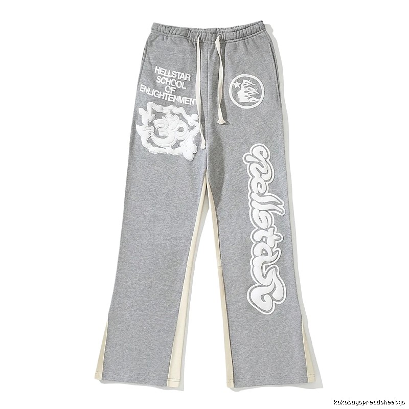 Hellstar Grey Trendy and Cool Style Long Pants