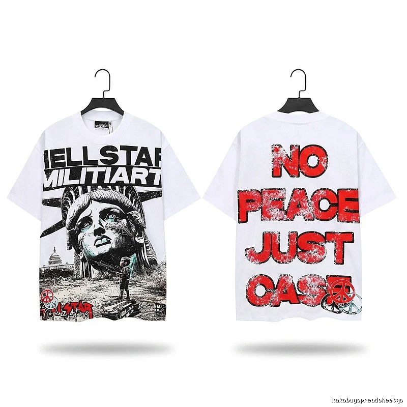 Hellstar Statue of Liberty Print White T-shirt