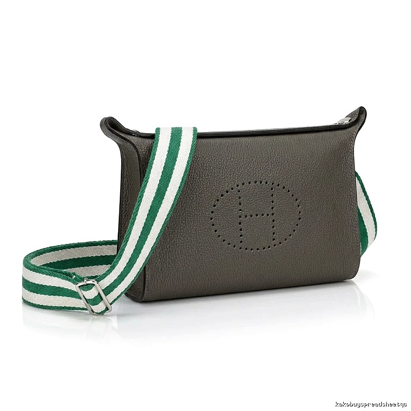 Hermes Constance retro-style grey bag