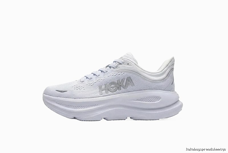 HOKA trendy brand white sports shoes