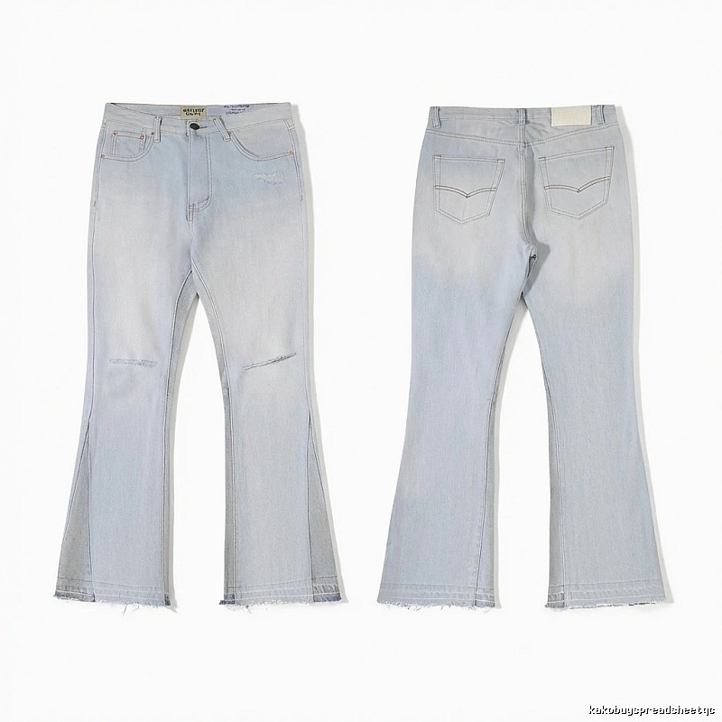 Hole-flared jeans from Gallery Dept.