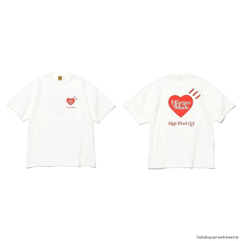 Human Made Easy Match Heart logo T-shirt Black Green Human for Everyday Use